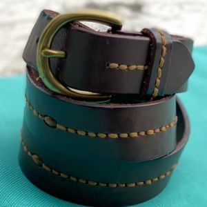 Brown Leather Belt